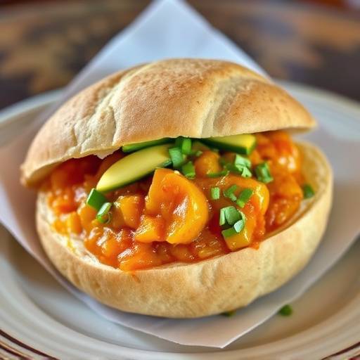 Bunny Chow: A hollowed-out loaf of bread filled with curry, a Durban speciality